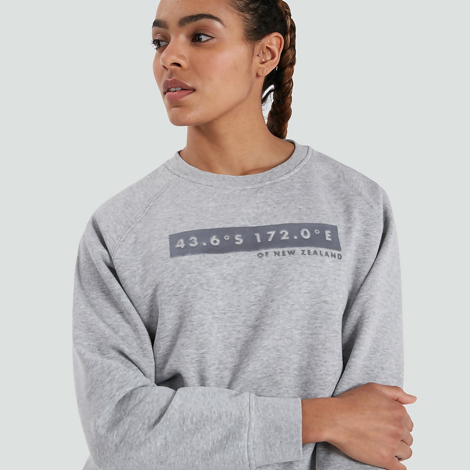 WOMENS OVERSIZED SWEATSHIRT GREY