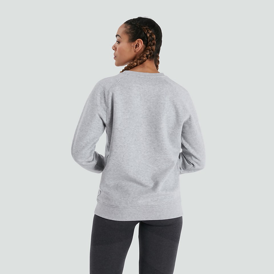 WOMENS OVERSIZED SWEATSHIRT GREY