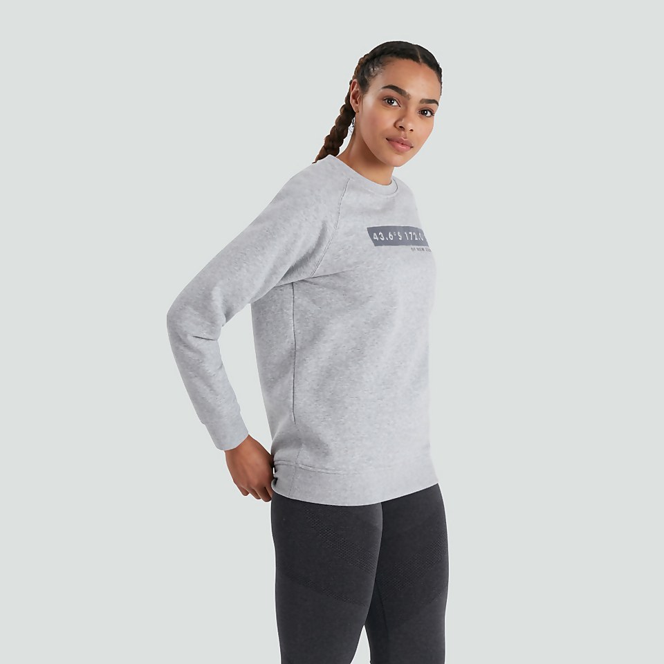 WOMENS OVERSIZED SWEATSHIRT GREY