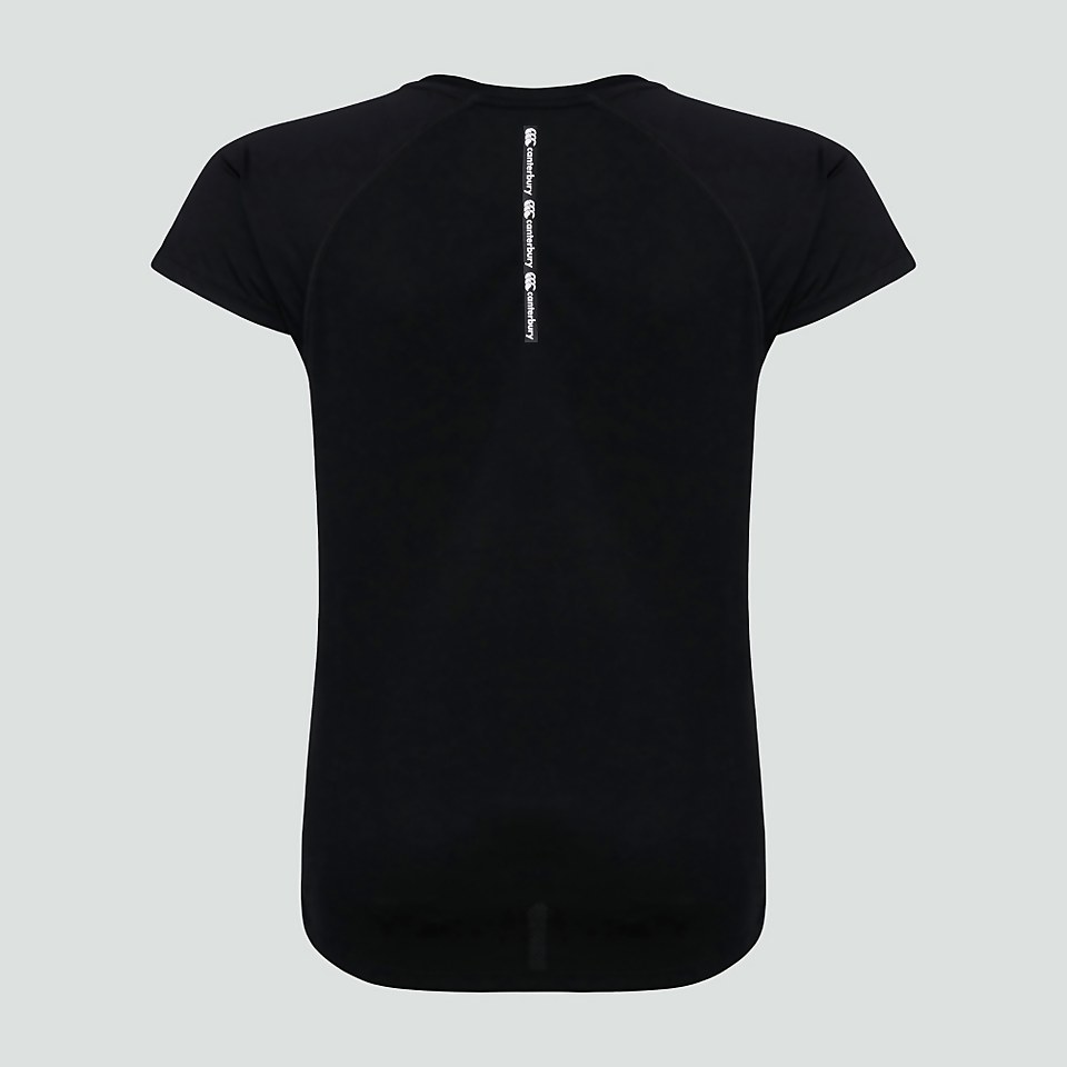 WOMENS VAPODRI SUPERLIGHT TEE BLACK