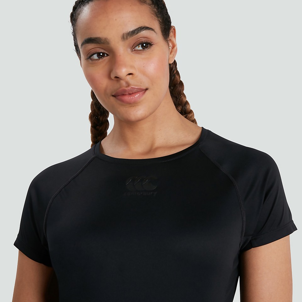 WOMENS VAPODRI SUPERLIGHT TEE BLACK