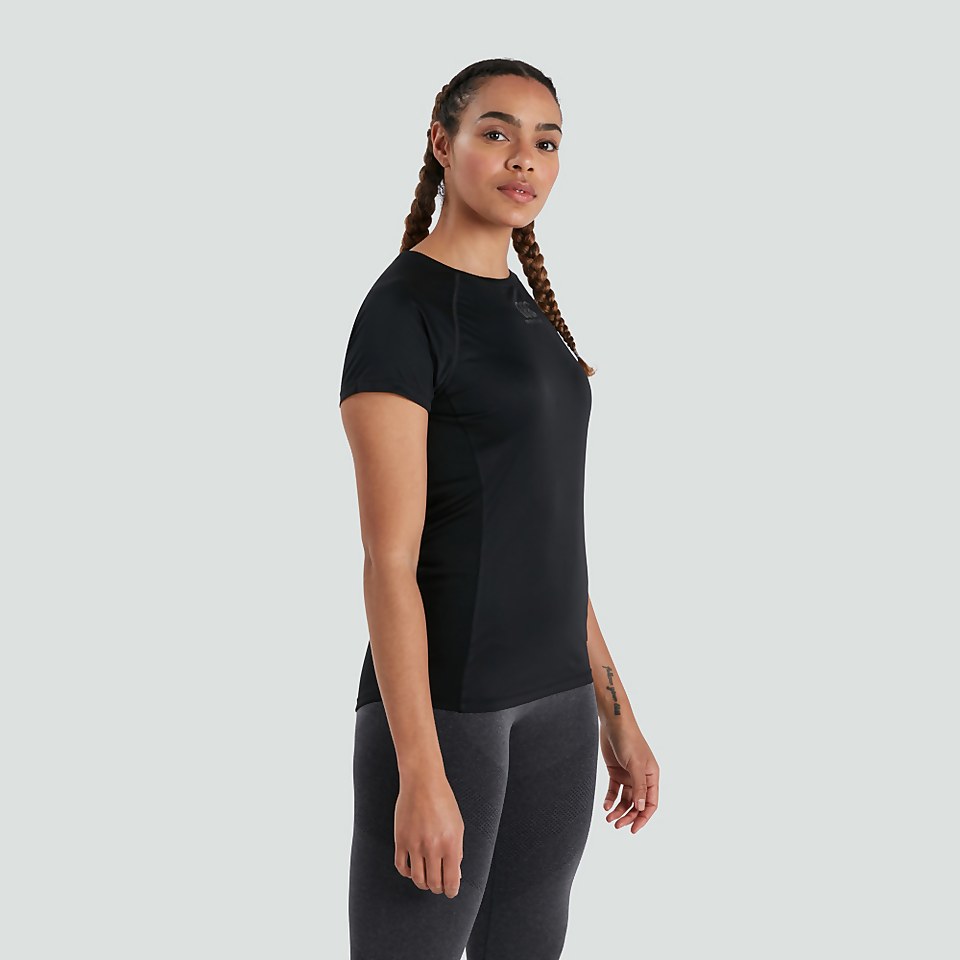 WOMENS VAPODRI SUPERLIGHT TEE BLACK