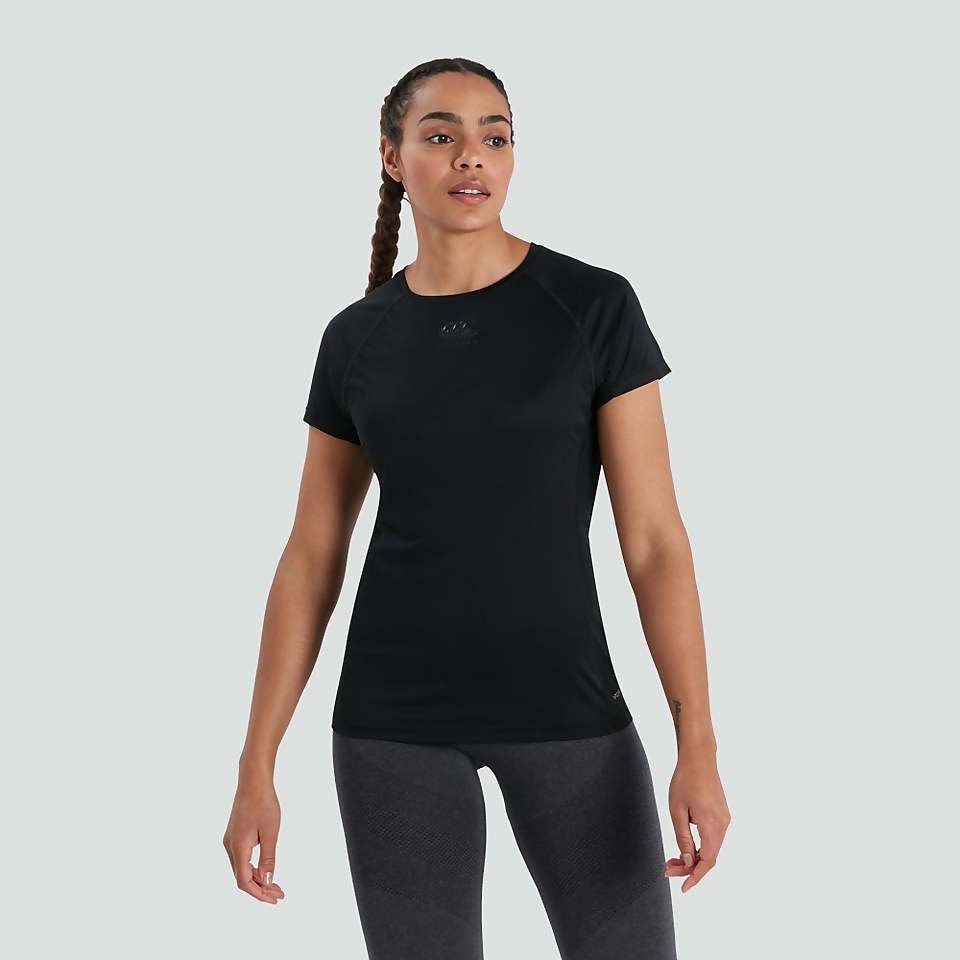 WOMENS VAPODRI SUPERLIGHT TEE BLACK
