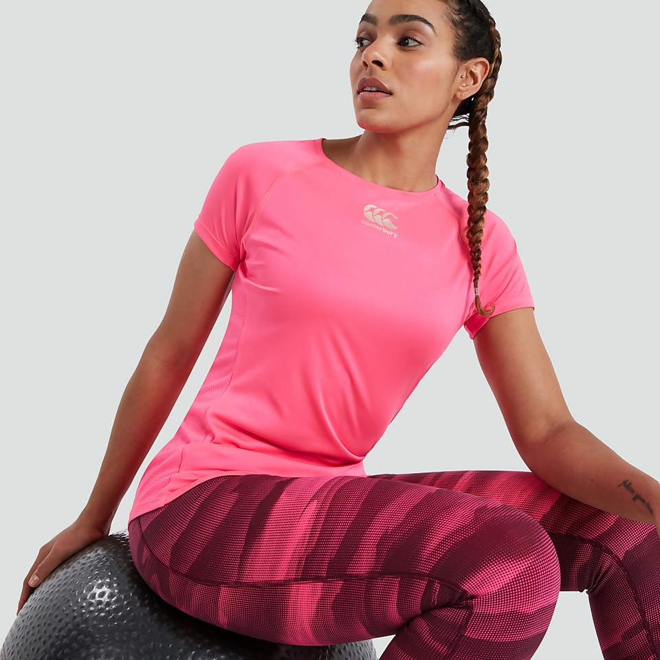 WOMENS VAPODRI SUPERLIGHT TEE PINK