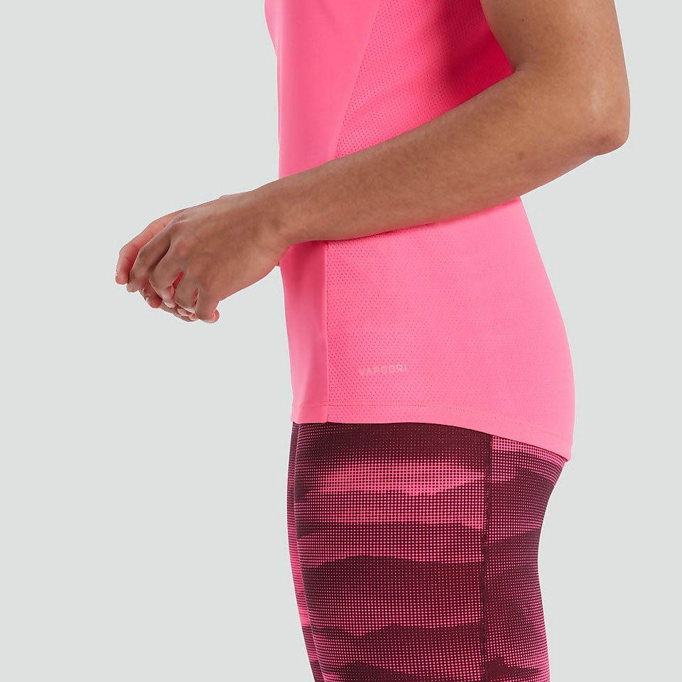 WOMENS VAPODRI SUPERLIGHT TEE PINK