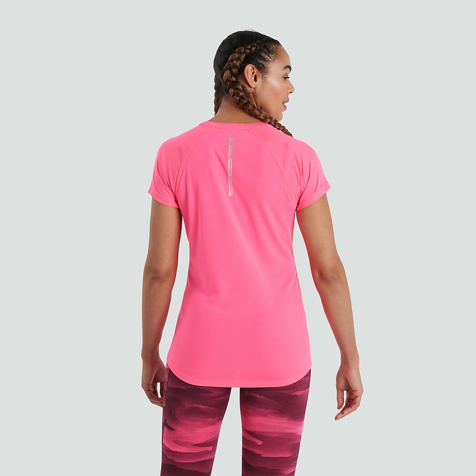 WOMENS VAPODRI SUPERLIGHT TEE PINK