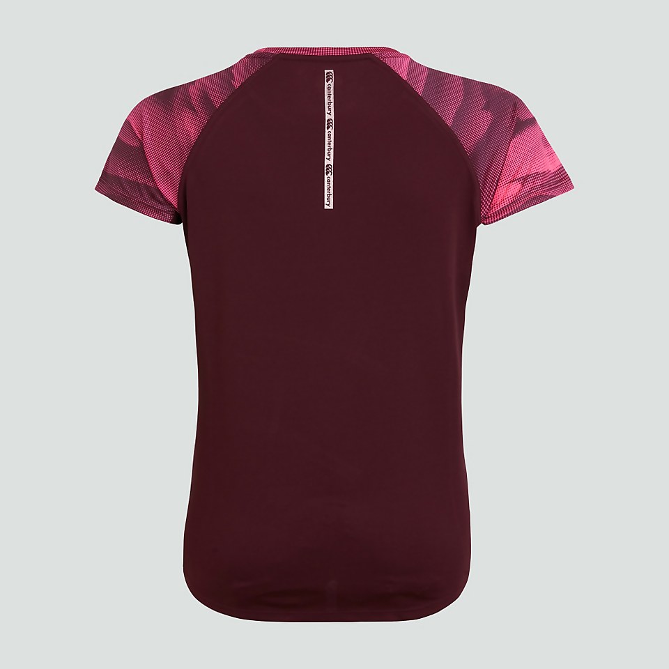 WOMENS VAPODRI SUPERLIGHT GRAPHIC TEE PURPLE