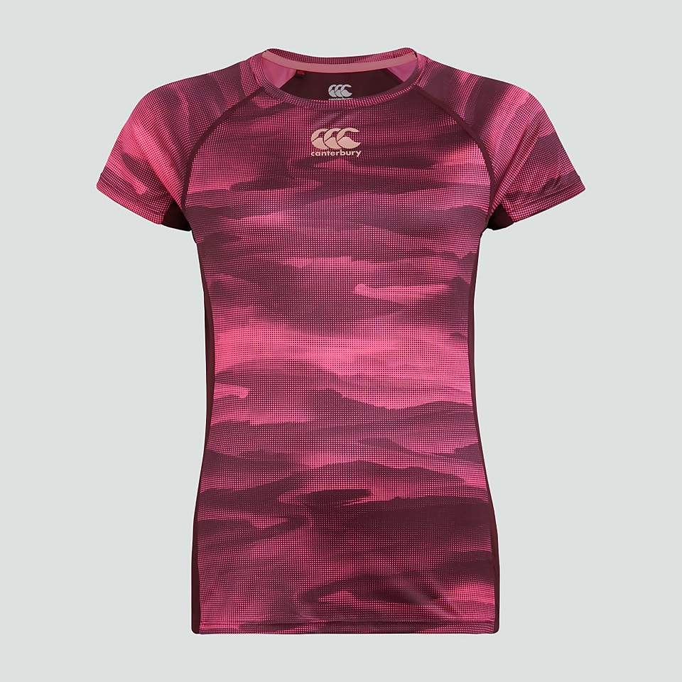 WOMENS VAPODRI SUPERLIGHT GRAPHIC TEE PURPLE