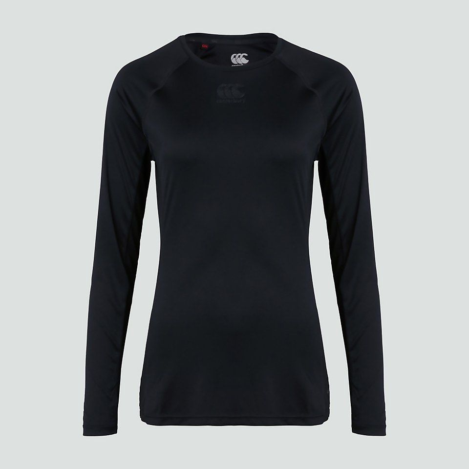 WOMENS VAPODRI SUPERLIGHT LONG SLEEVED TEE BLACK
