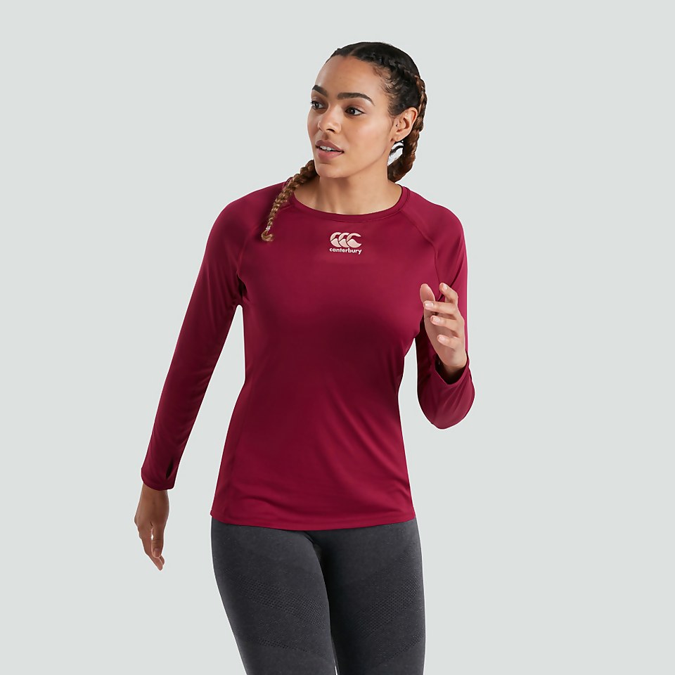 WOMENS VAPODRI SUPERLIGHT LONG SLEEVED TEE PURPLE