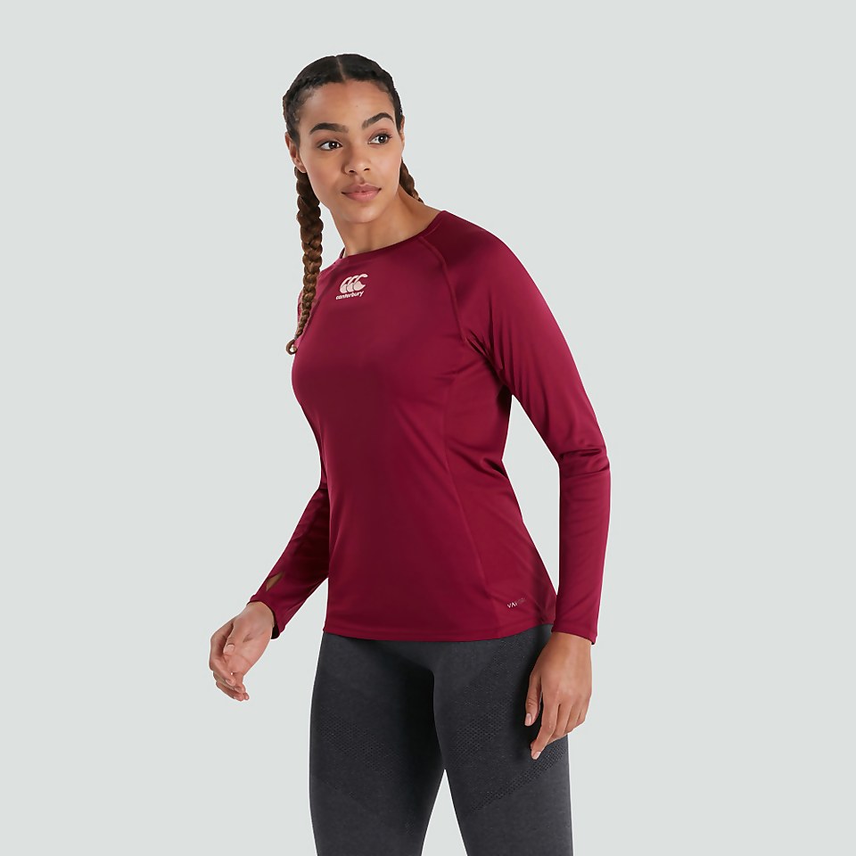 WOMENS VAPODRI SUPERLIGHT LONG SLEEVED TEE PURPLE