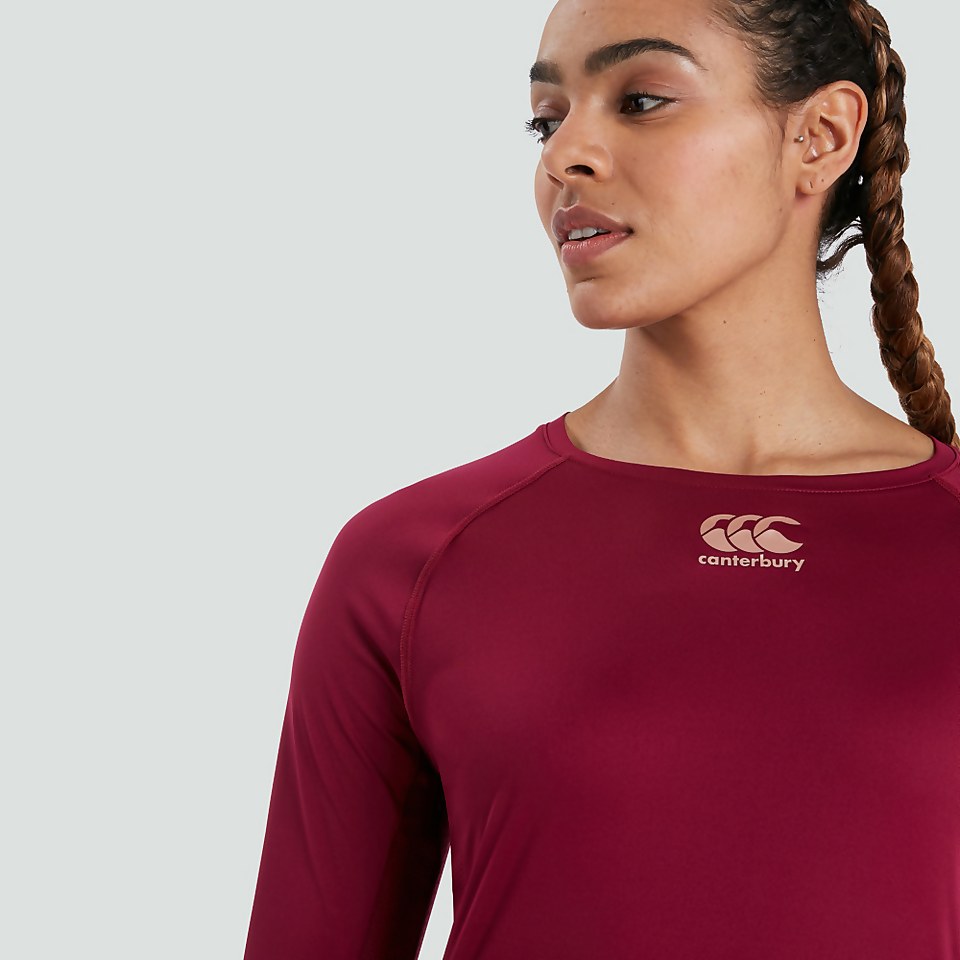 WOMENS VAPODRI SUPERLIGHT LONG SLEEVED TEE PURPLE