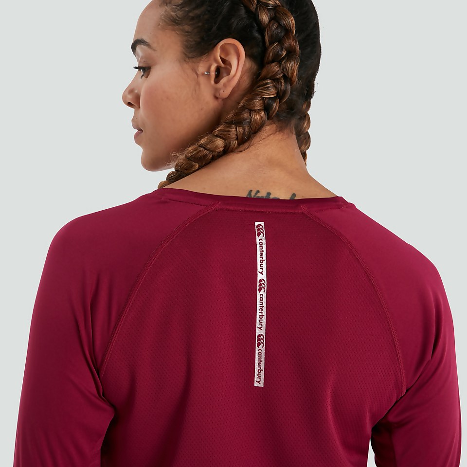 WOMENS VAPODRI SUPERLIGHT LONG SLEEVED TEE PURPLE
