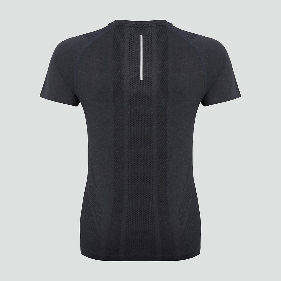 WOMENS SEAMLESS TEE BLACK