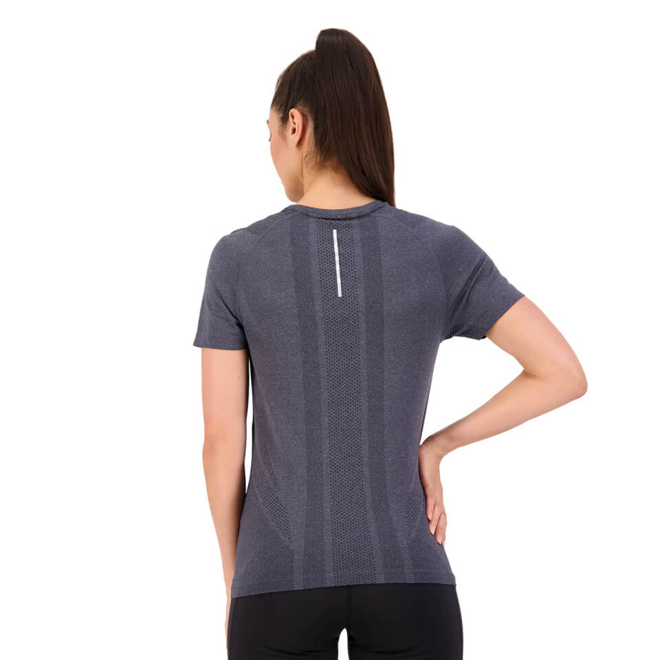 WOMENS SEAMLESS TEE BLACK