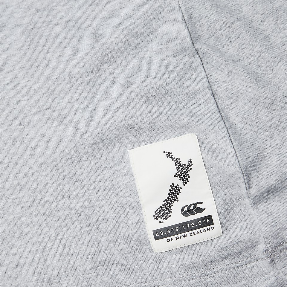 CANTERBURY ORGANIC COTTON TEE AF GREY