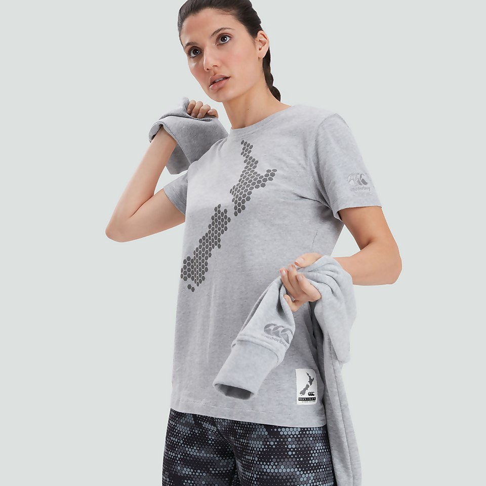 CANTERBURY ORGANIC COTTON TEE AF GREY