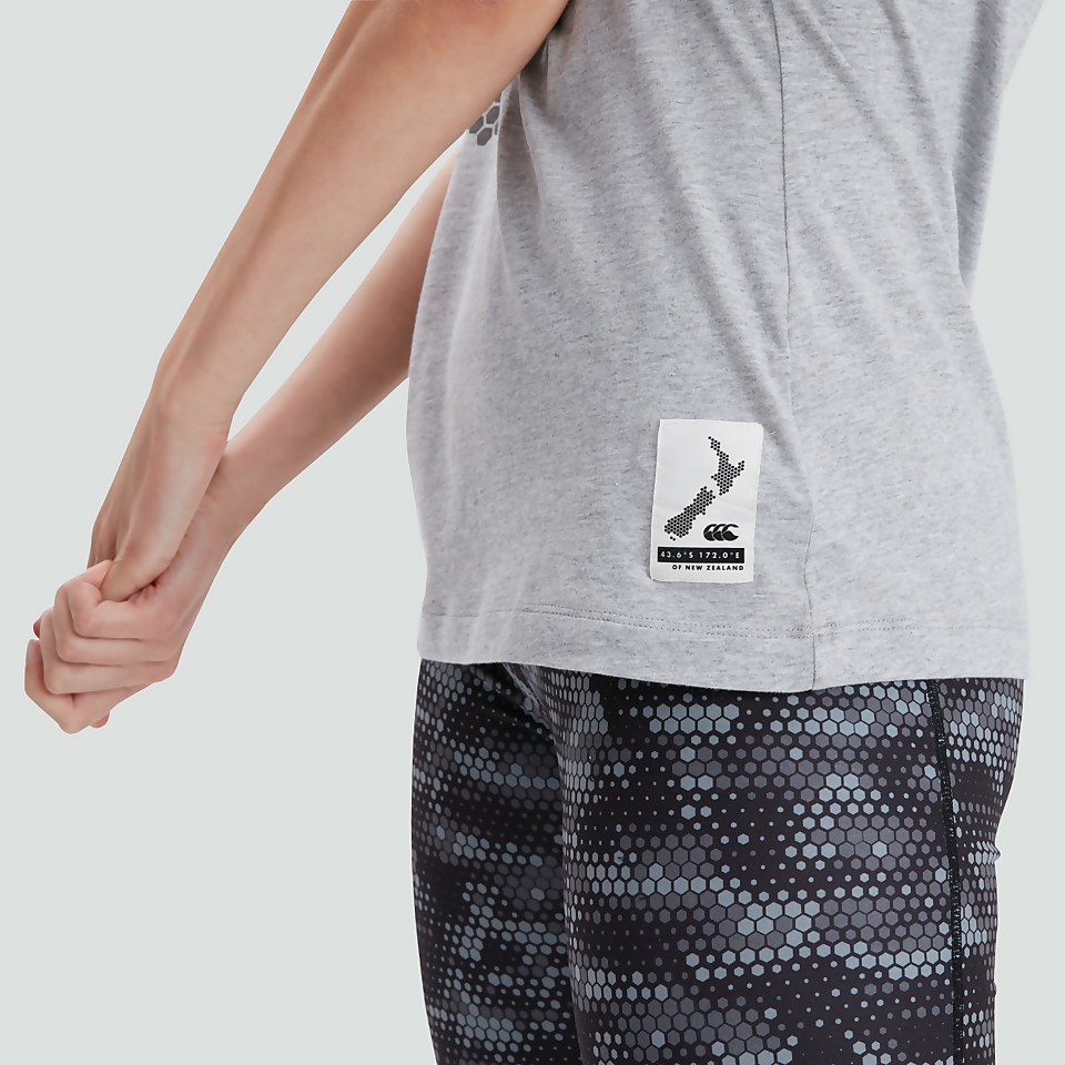 CANTERBURY ORGANIC COTTON TEE AF GREY