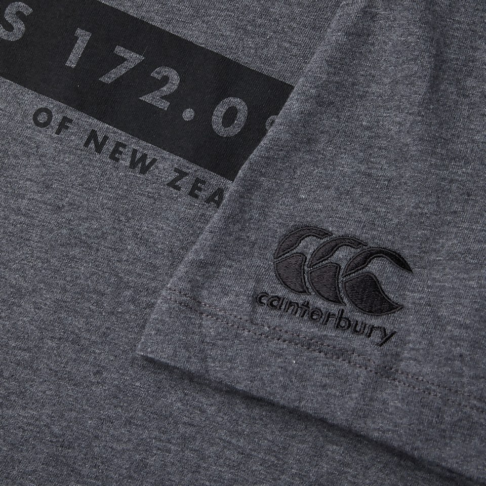 CANTERBURY ORGANIC COTTON TEE AF GREY