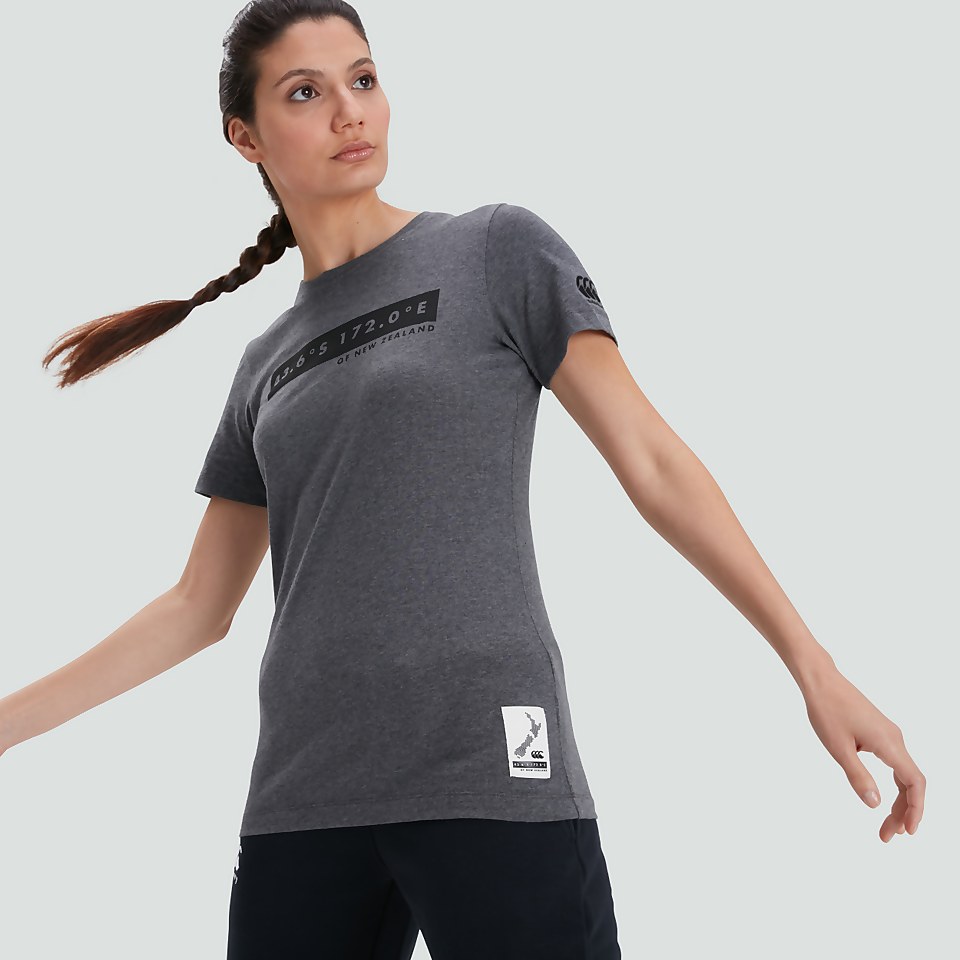 CANTERBURY ORGANIC COTTON TEE AF GREY