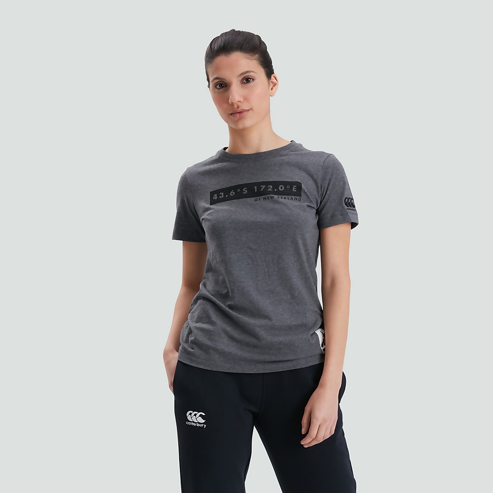 CANTERBURY ORGANIC COTTON TEE AF GREY