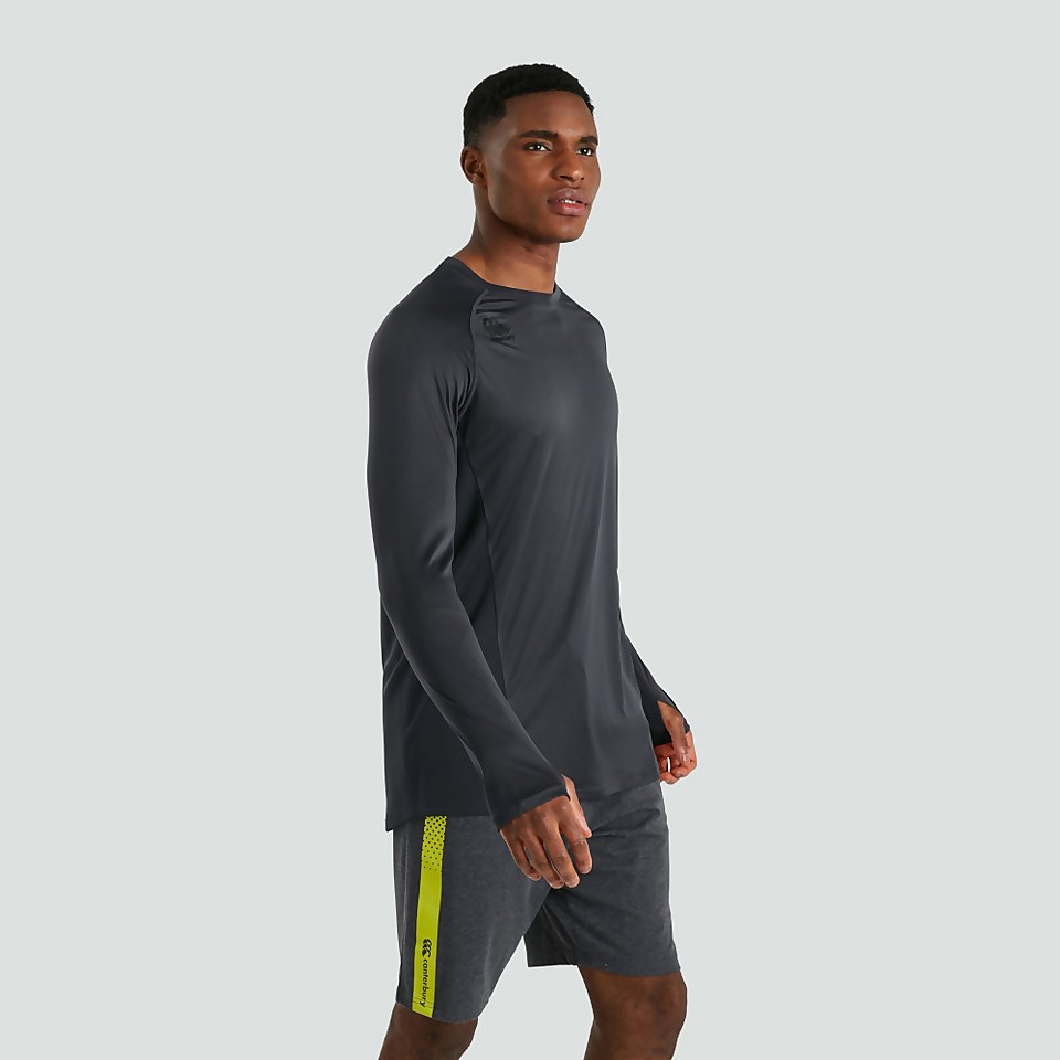 MENS VAPODRI SUPERLIGHT LONG SLEEVED TRAINING TEE BLUE