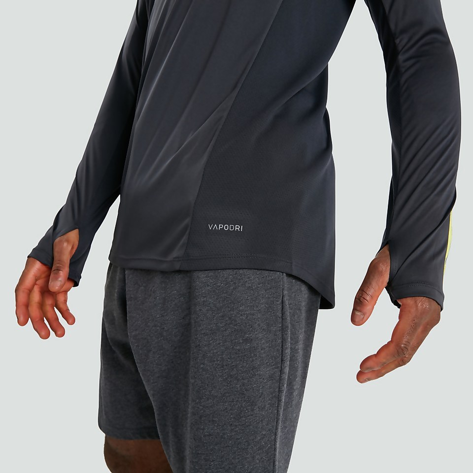 MENS VAPODRI SUPERLIGHT LONG SLEEVED TRAINING TEE BLUE
