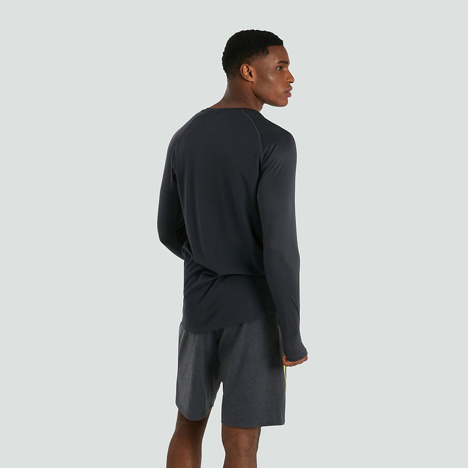 MENS VAPODRI SUPERLIGHT LONG SLEEVED TRAINING TEE BLUE
