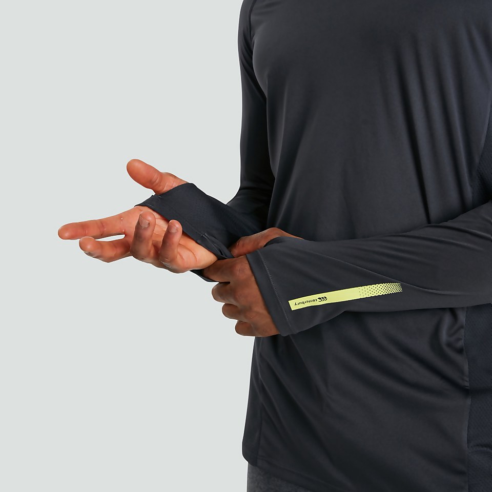 MENS VAPODRI SUPERLIGHT LONG SLEEVED TRAINING TEE BLUE