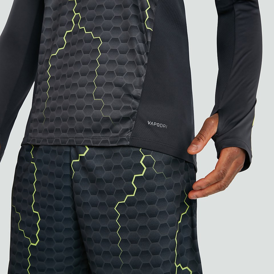 MENS VAPODRI SUPERLIGHT LONG SLEEVED GRAPHIC TRAINING TEE BLUE