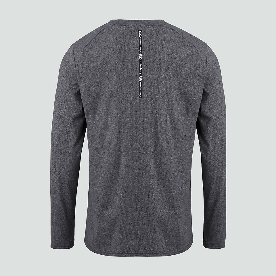 MENS VAPODRI LONG SLEEVED TRAINING TEE GREY