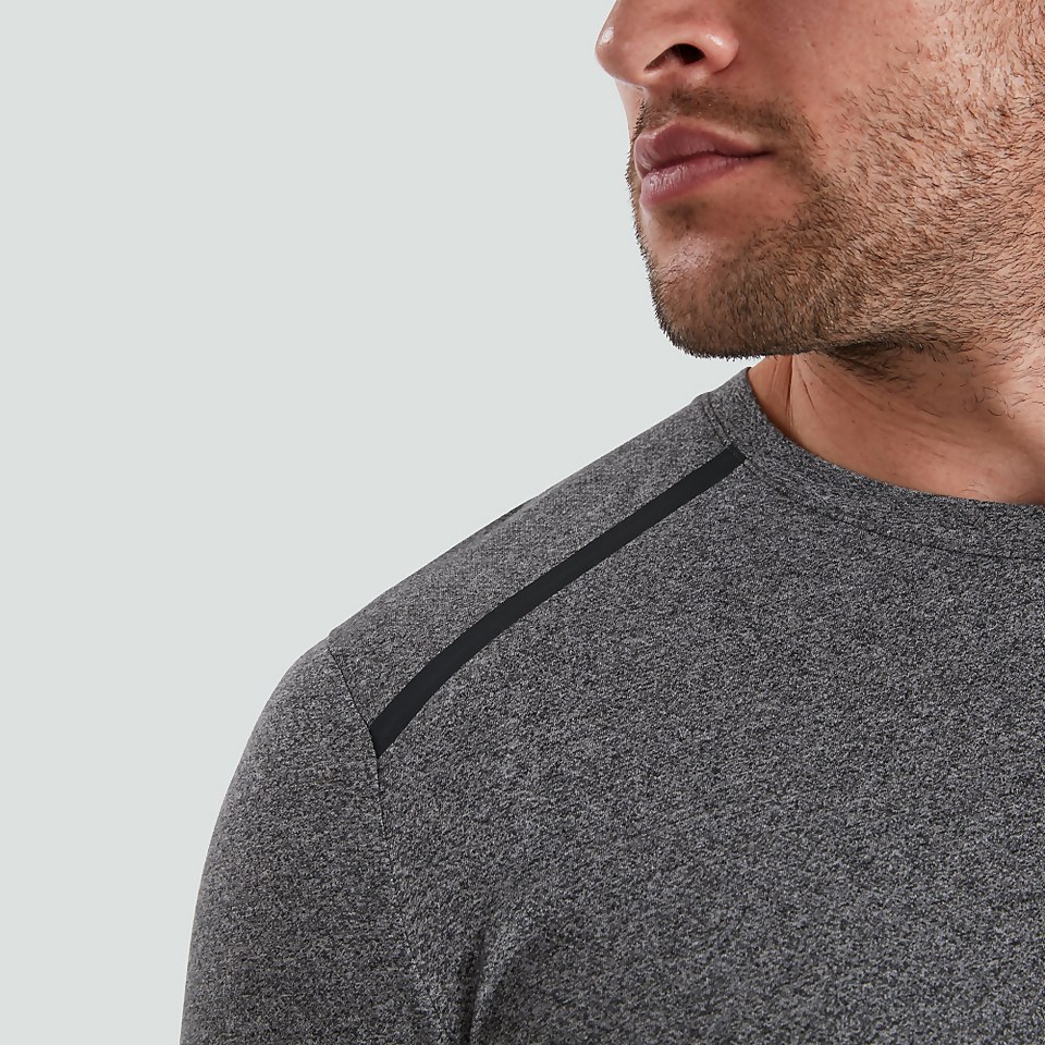 MENS VAPODRI LONG SLEEVED TRAINING TEE GREY