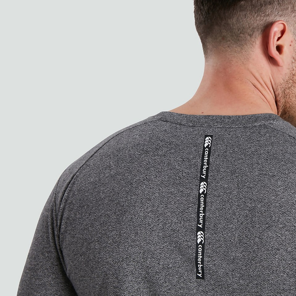 MENS VAPODRI LONG SLEEVED TRAINING TEE GREY
