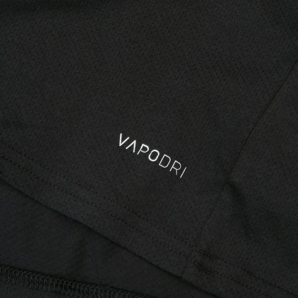 MENS VAPODRI LONG SLEEVED GRAPHIC TRAINING TEE BLACK