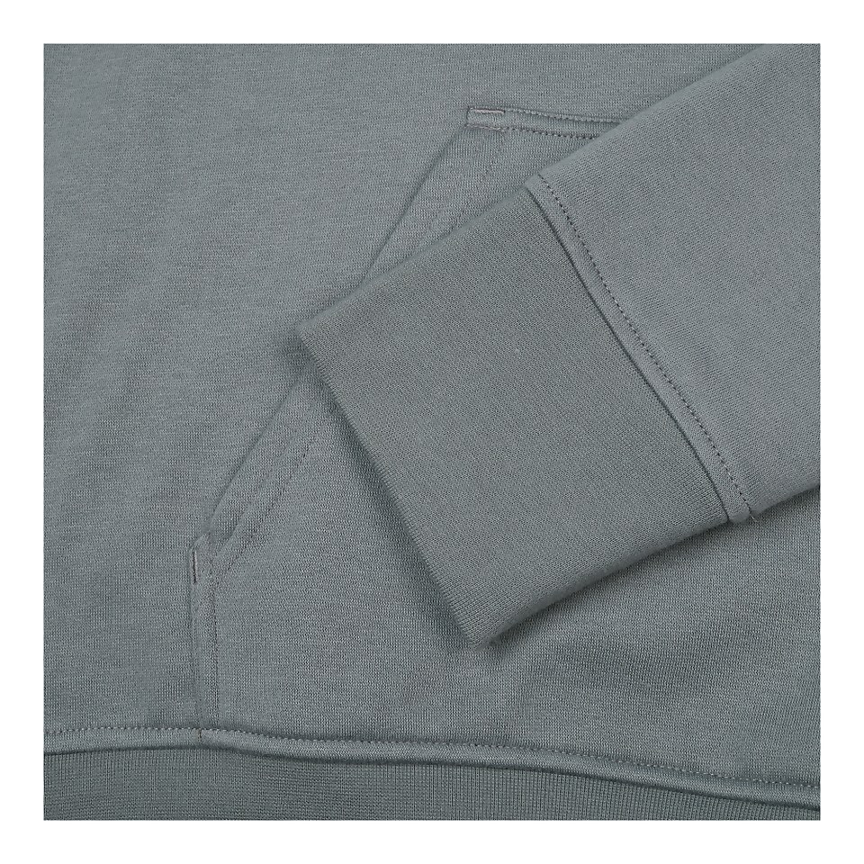 MENS OVERHEAD FLEECE HOODY GREY