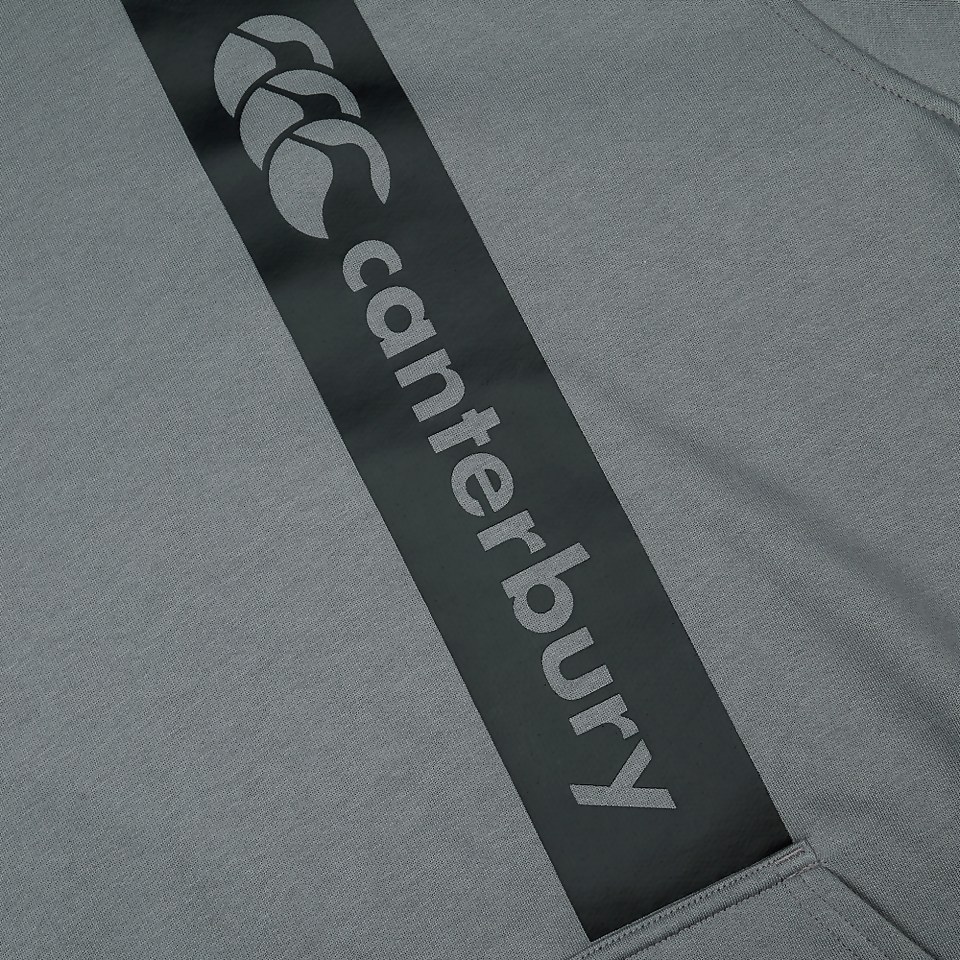 MENS OVERHEAD FLEECE HOODY GREY