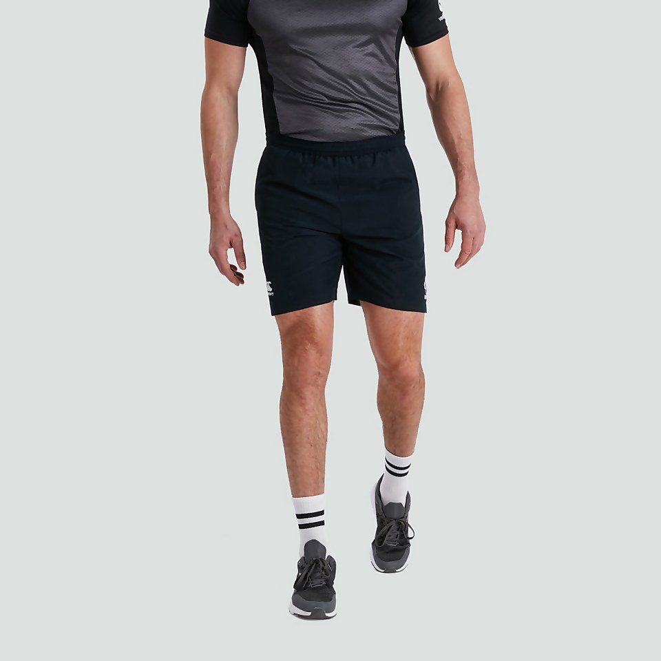 MENS IRELAND 8 INCH WOVEN GYM SHORTS BLACK
