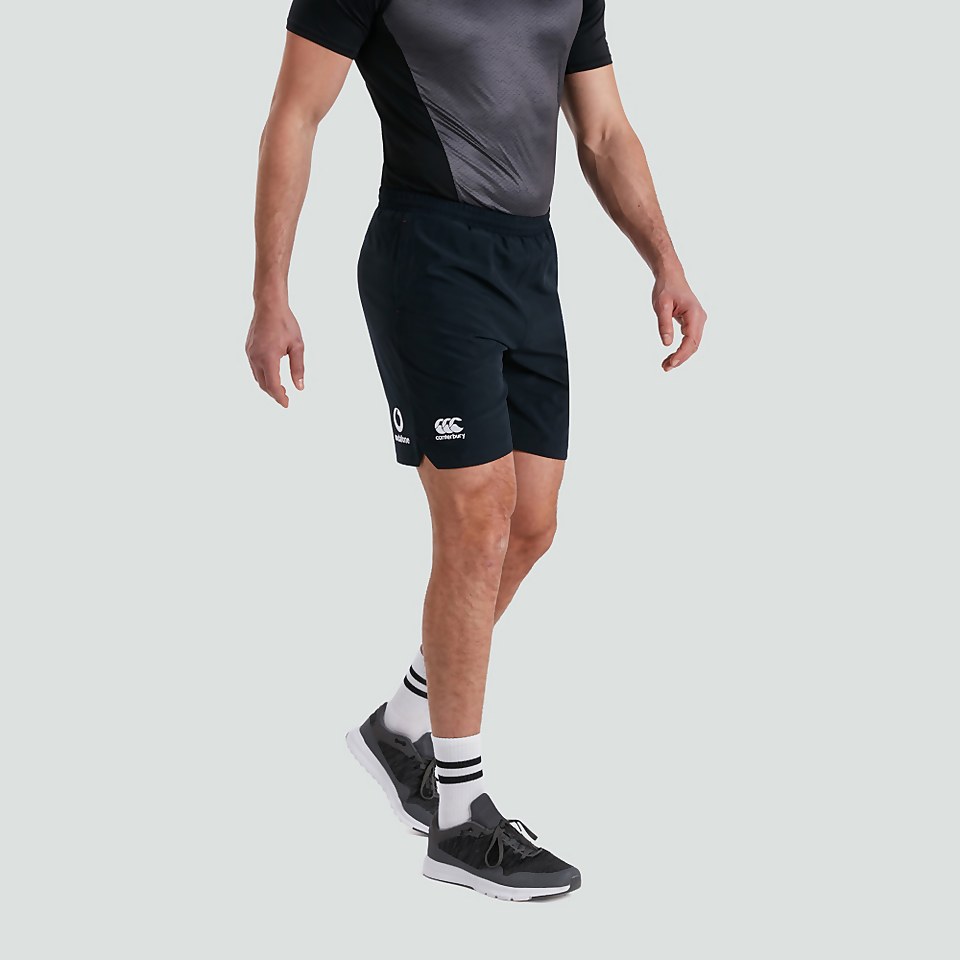 MENS IRELAND 8 INCH WOVEN GYM SHORTS BLACK