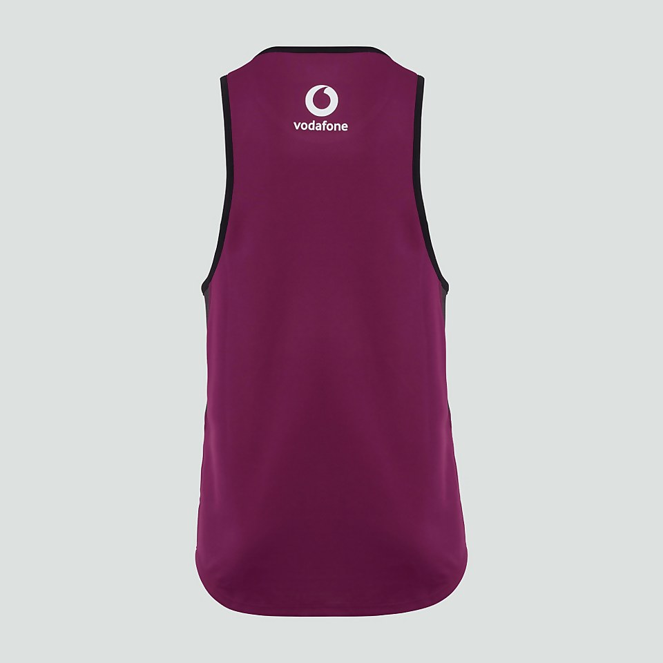 MENS IRELAND POLY SINGLET BLACK