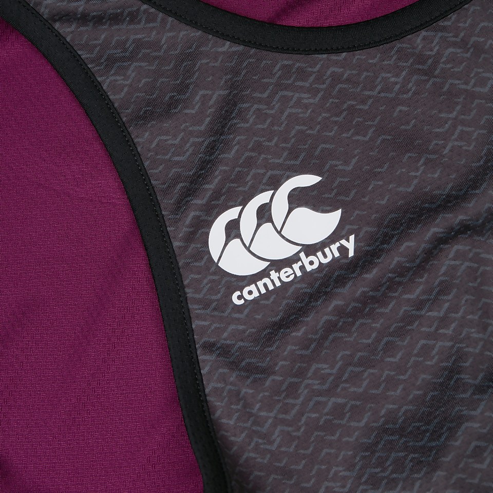 MENS IRELAND POLY SINGLET BLACK