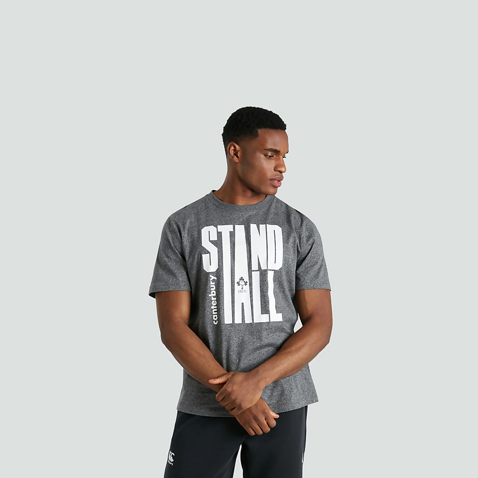 MENS IRELAND TRIBES TEE GREY
