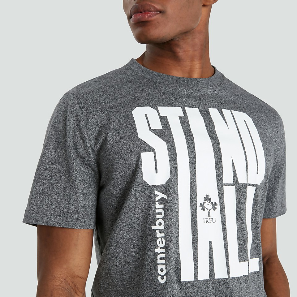 MENS IRELAND TRIBES TEE GREY
