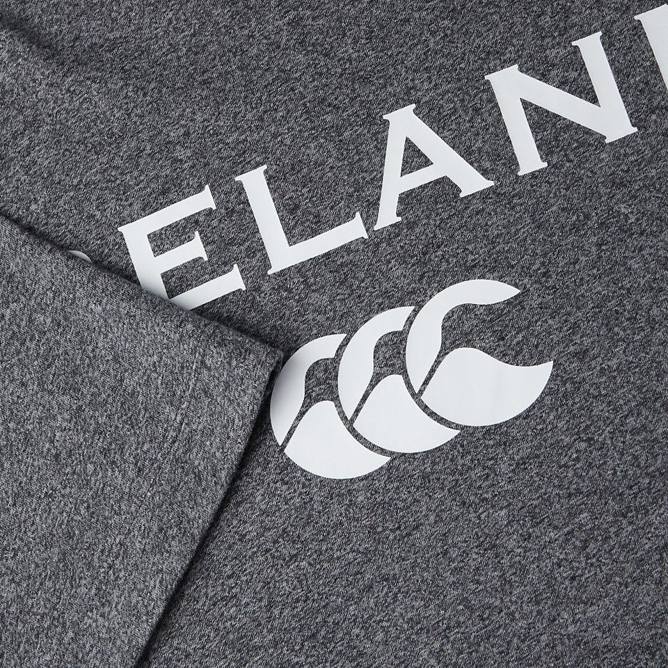 MENS IRELAND COTTON LOGO TEE GREY