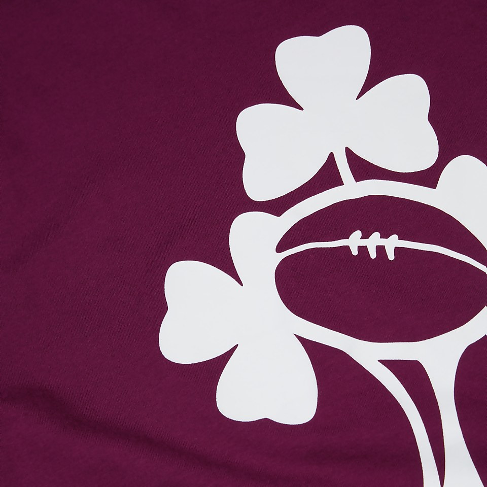 MENS IRELAND CREST LOGO TEE PURPLE