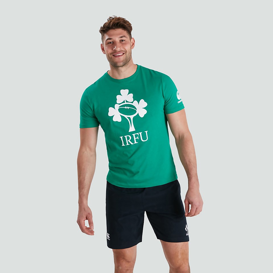 MENS IRELAND CREST LOGO TEE GREEN