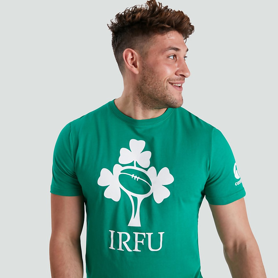 MENS IRELAND CREST LOGO TEE GREEN