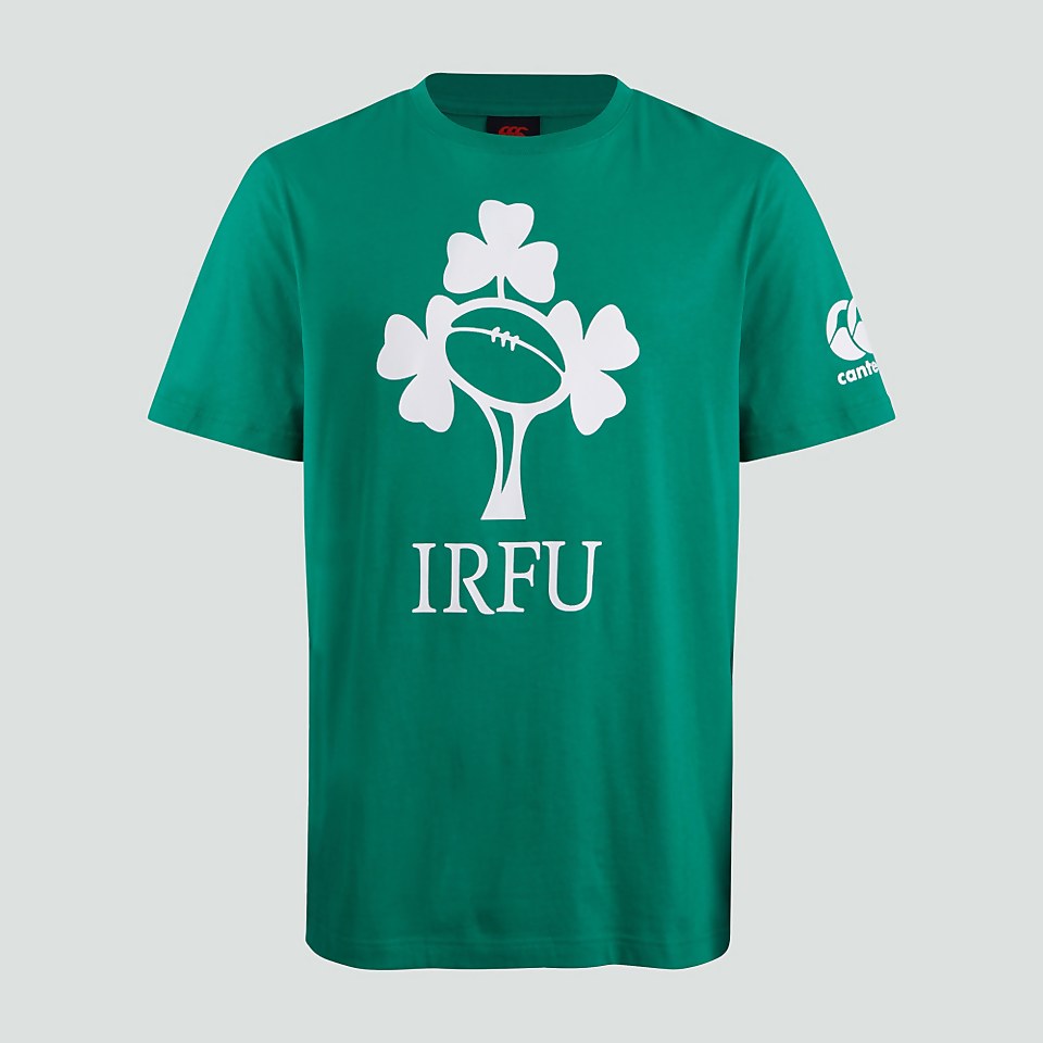 MENS IRELAND CREST LOGO TEE GREEN