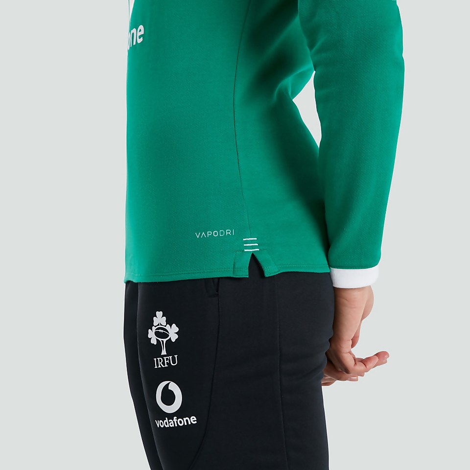 WOMENS IRELAND VAPODRI HOME LONG SLEEVED CLASSIC JERSEY GREEN