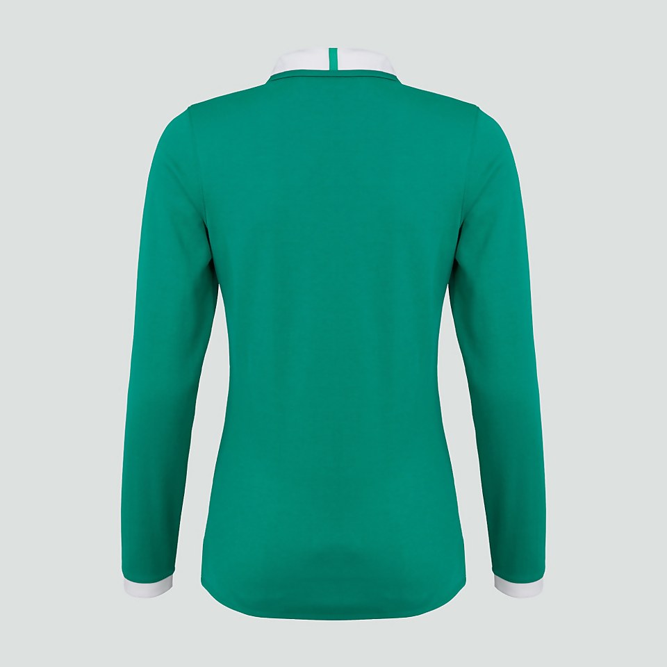 WOMENS IRELAND VAPODRI HOME LONG SLEEVED CLASSIC JERSEY GREEN