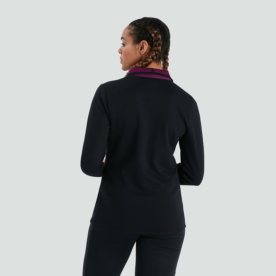WOMENS IRELAND VAPODRI ALT LONG SLEEVED CLASSIC JERSEY BLACK